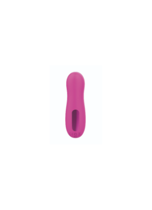Stimulateur de clitoris par vibrations sur membrane rechargeable USB rose 10 Vitesses De Voyage - ZK003CPNK